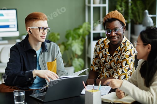 Preview: Young Business Team in Office