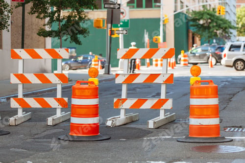Preview: Roadwork signs on the Street