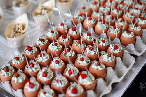 Preview: Catering tray on a cocktail buffet