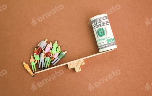 Preview: balance of people and money. Humans are more valuable than money.