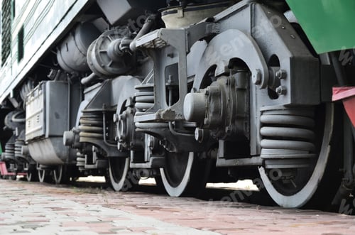 Preview: Wheels of a Russian modern locomotive