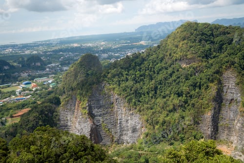 Preview: The top of Tiger Cave temple, Wat Tham Suea , Krabi region, Thailand