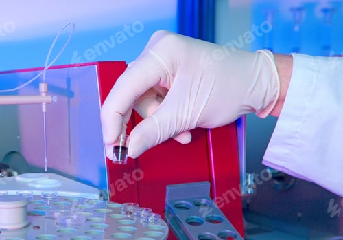 Preview: Scientist handling a specimen in a lab