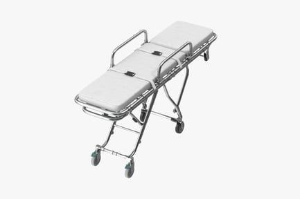 Emergency Transport Stretcher with Straps