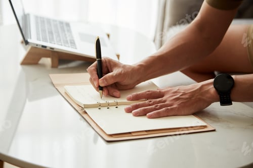 Preview: Entrepreneur Writing Down Ideas