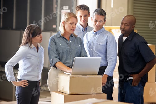 Preview: Workers In Distribution Warehouse