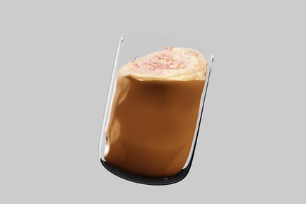 Preview: Iced coffee with cream topping