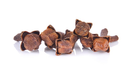 Preview: Spice cloves on white background