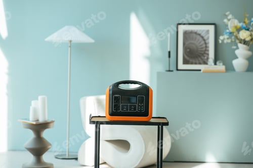 Preview: portable power station at home interior