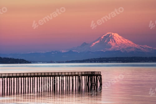Preview: Dock, Pier and Mountain