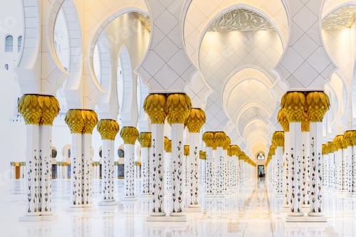Preview: Marble columns in Sheikh Zayed Grand Mosque