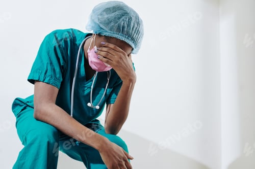 Preview: Almost crying young surgeon