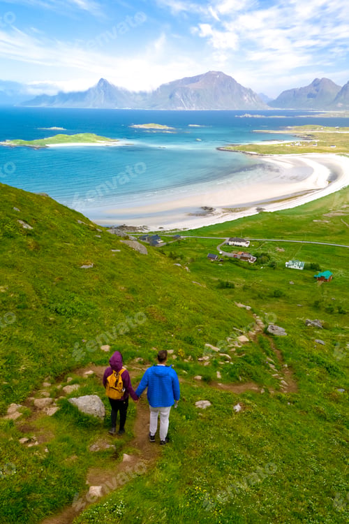 Preview: A Couple Hikes Towards The Scenic Norwegian Coast, Kolbeinsanden Beach, Lofoten