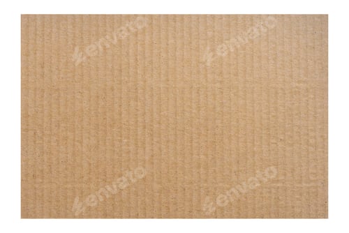 Preview: Brown cardboard paper sheet isolated