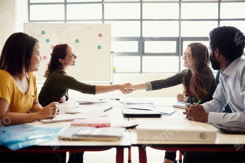 Preview: Shot of creative employees having a meeting in a modern office