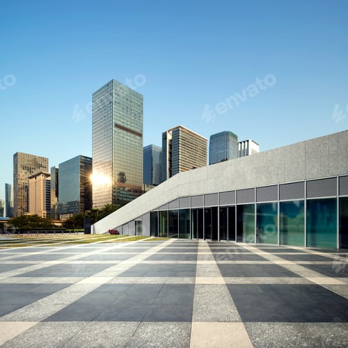 Preview: empty brick road