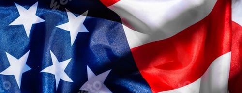 Preview: American Flag Wave Close Up for Memorial Day or 4th of July