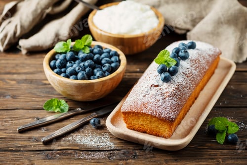 Preview: Homemade plum cake