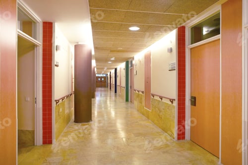 Preview: Public building corridor and rooms. Health care center. Nobody