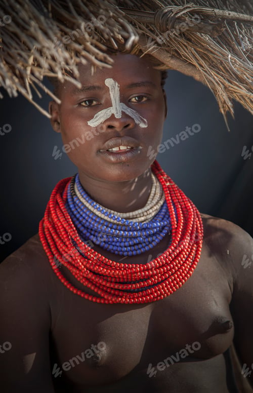 Preview: Woman of the Karo Tribe , Omo Valley, Ethiopia