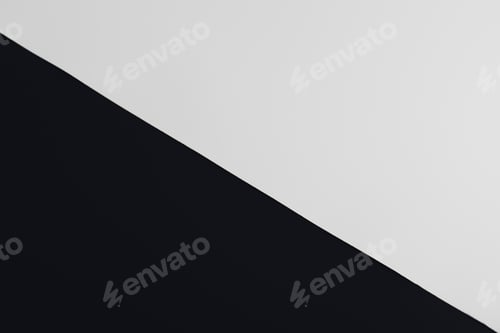 Preview: black and white contrast background divided in two parts