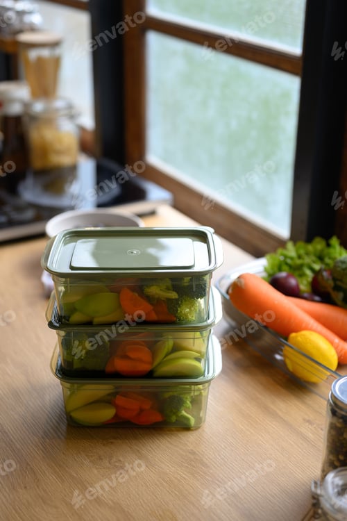 Preview: Dividing food into meals weekend meal prep for weight loss, Portion control with food container