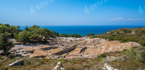 Preview: Panoramic view of Ancient Kamiros in Crete