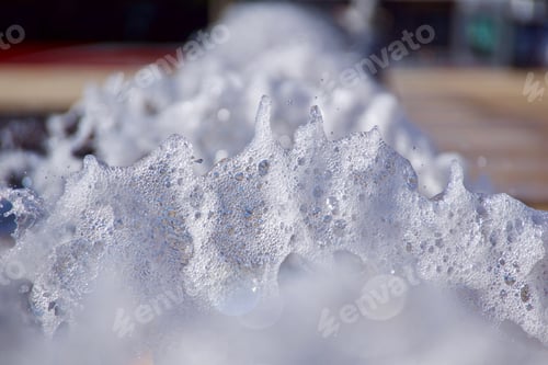 Preview: Flowing water, splashing and moving, captured in a frozen moment