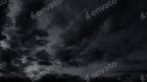 Preview: Cloud storm sky dark rain lightning thunder stoumy