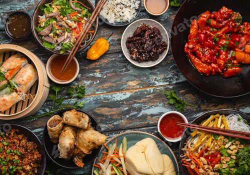 Preview: Assorted Chinese dishes
