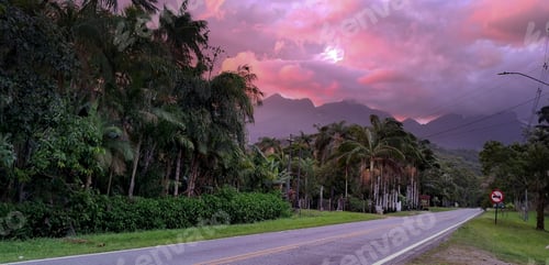 Preview: Sunset in the Serra do Mar mountain range