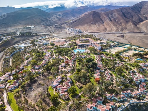 Preview: Aerial views of Butihondo and Jandia beach, Fuerteventura, Canary Islands