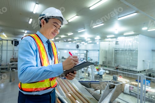 Preview: Asian staff oversee production and inspection in factories.