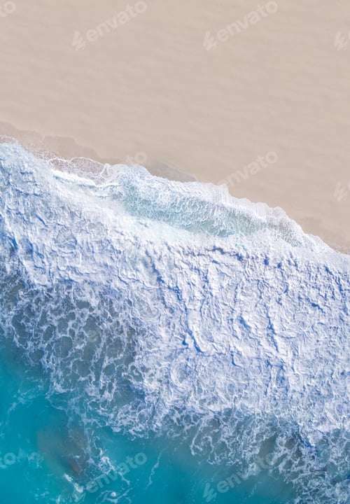 Preview: Aerial of Kathisma beach in Lefkada island Greece
