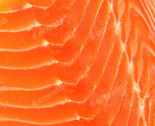 Preview: fresh salmon steak close up background