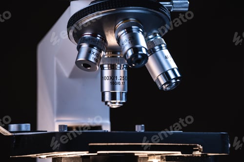 Preview: professional scientific equipment microscope for medicine scientist using in biotechnology science