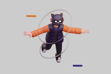 Preview: Cartoon character futuristic outfit