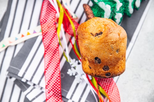 Preview: christmas panettone baking sweet pastry dried fruits chocolate sweet dessert holiday treat new year