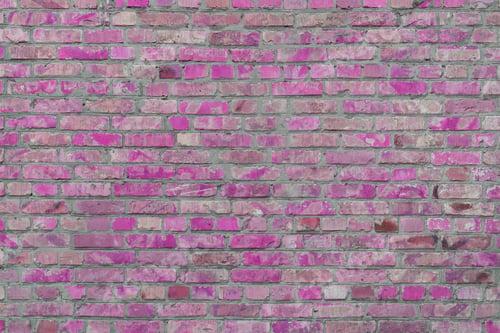 Preview: Old Pink Painted Brick Wall Texture Background