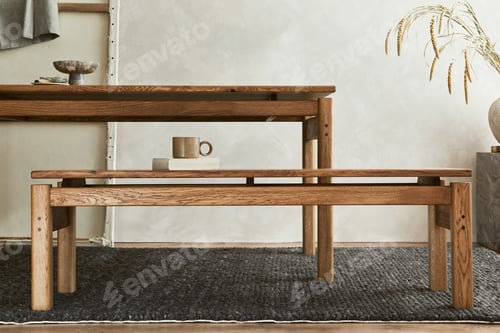 Preview: Elegant dining room interior composition