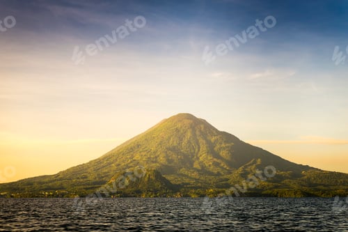 Preview: Volcano Toliman On Lake Atitlan