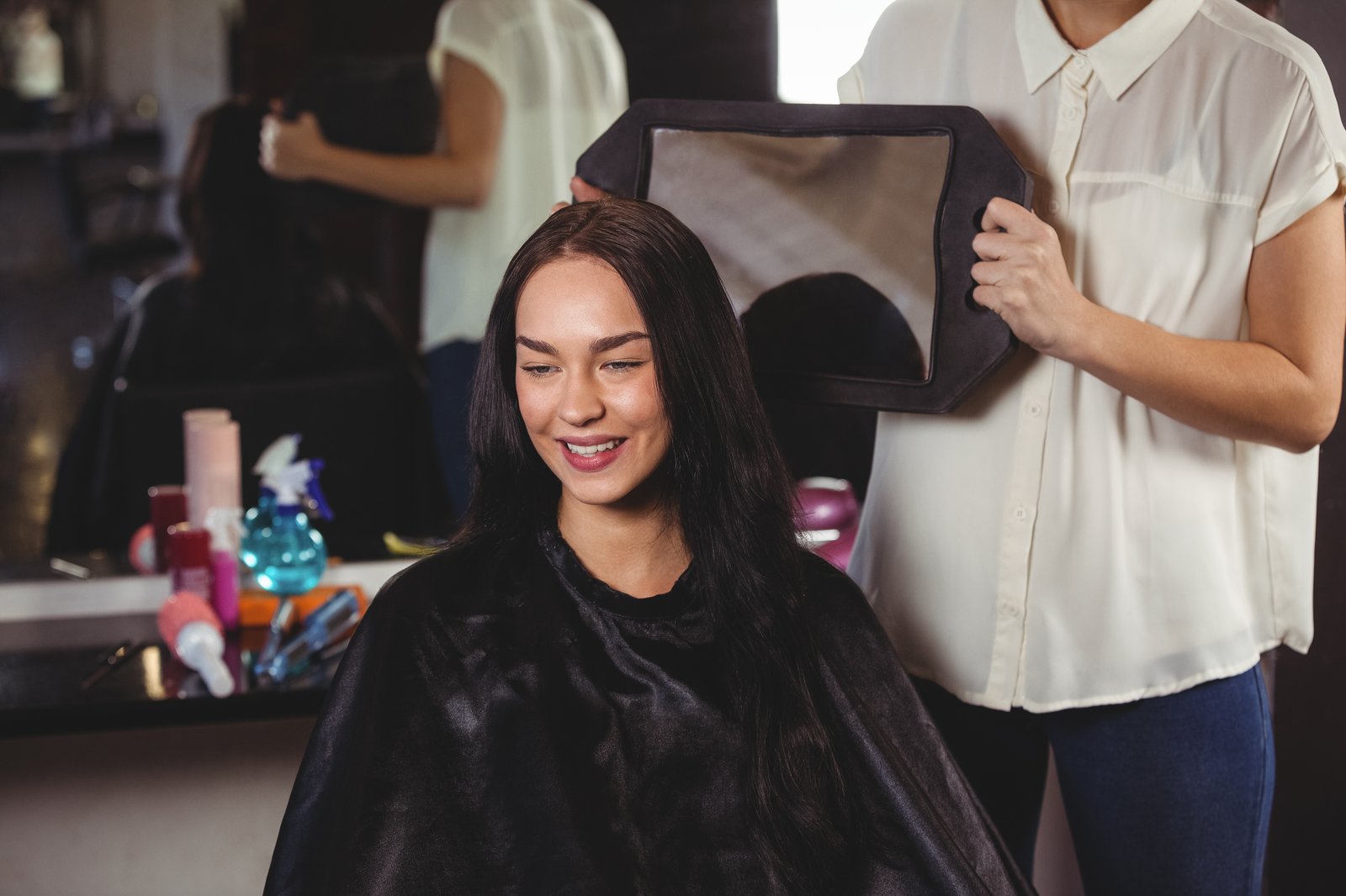 The first few minutes in the chair, your stylist is already reading the whole picture