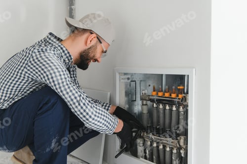 Preview: Pipe fitter mounted underfloor heating. Heating system and underfloor heating.