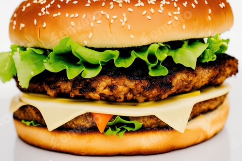 Preview: Close-up of home made tasty burger