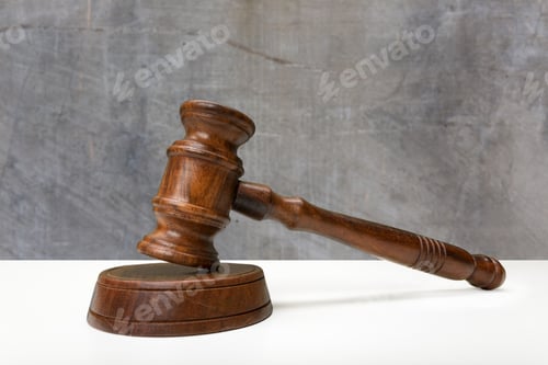 Preview: wooden gavel