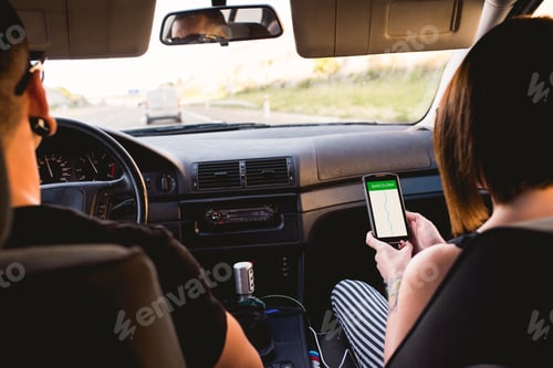 Preview: people traveling by car