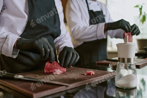 Preview: Man Holding Meat