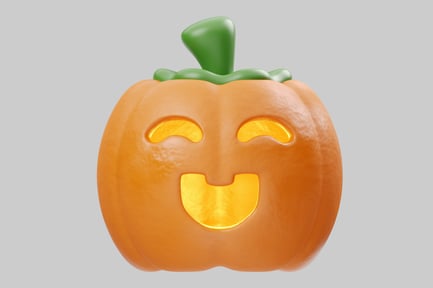 Preview: Cartoon jack-o'-lantern