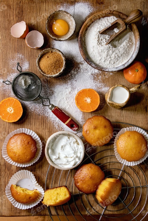 Preview: Citrus oranges muffins