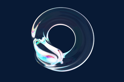 Minimal Circular 3D Abstract Torus Shape